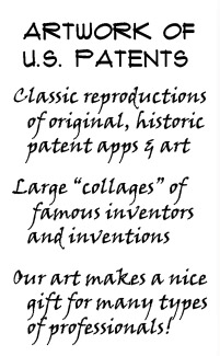 patent art frames