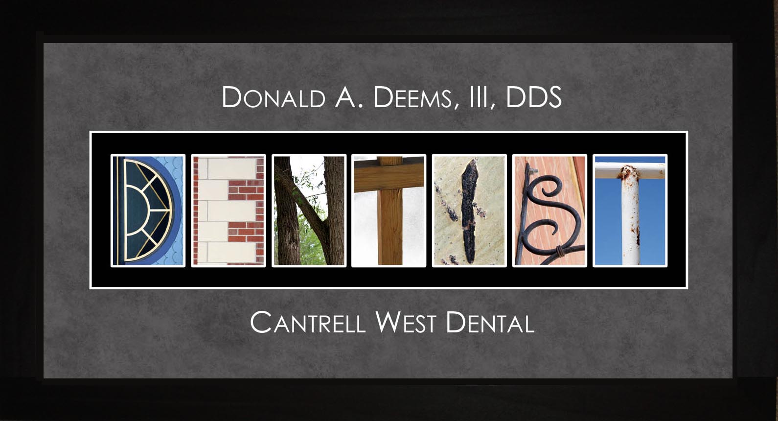 Dentist Alphabet Photography Letter Art Wall Art Dental Office Art