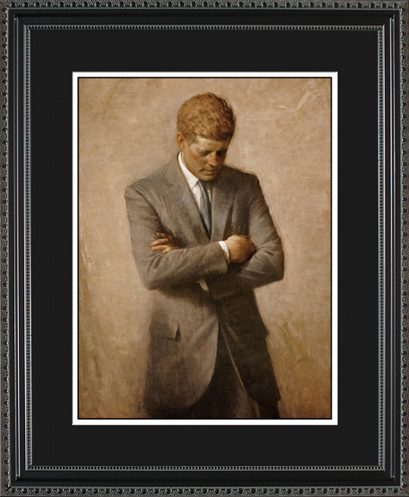 Image result for jfk presidential portrait